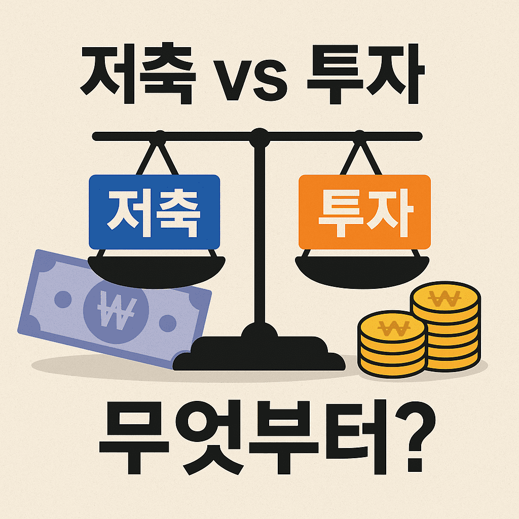 저축 VS 투자 무엇부터?