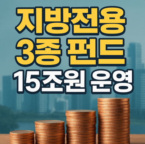 정책금융 45% 지방 공급 강화 | 15조 지방전용펀드 2025 4 지방전용 3종 펀드 15조원 운영