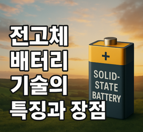 전고체 배터리 기술의 특징과 장점