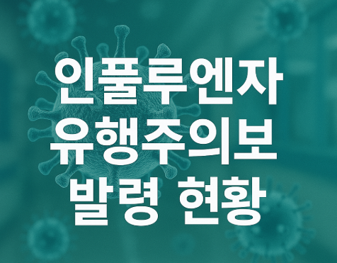 인플루엔자 유행주의보 발령 현황