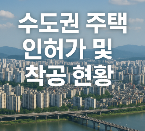 수도권 주택 인허가 및 착공 현황