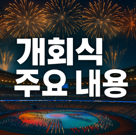 2025 전국체육대회 부산 개막 | 역대 최대 3만명 참가 5 개회식 주요 내용