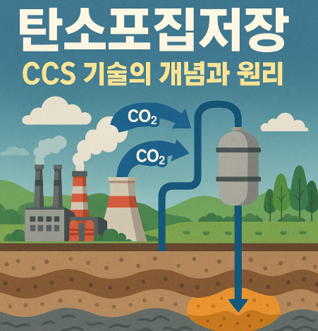 탄소포집저장 CCS 기술의 개념과 원리