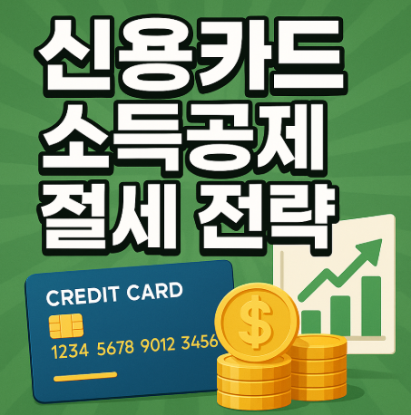 신용카드 소득공제 절세 전략