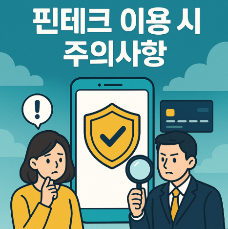 핀테크 뜻과 개념 | 금융기술의 모든 것 2025 5 핀테크 이용 시 주의사항