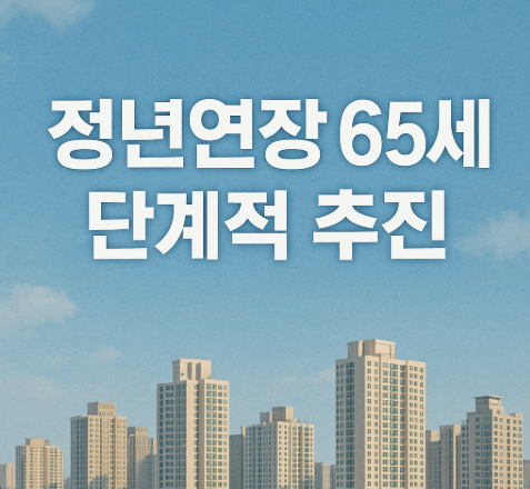 정년연장 65세 단계적 추진 | 민주당 연내 입법 방안 2025 1 정년연장