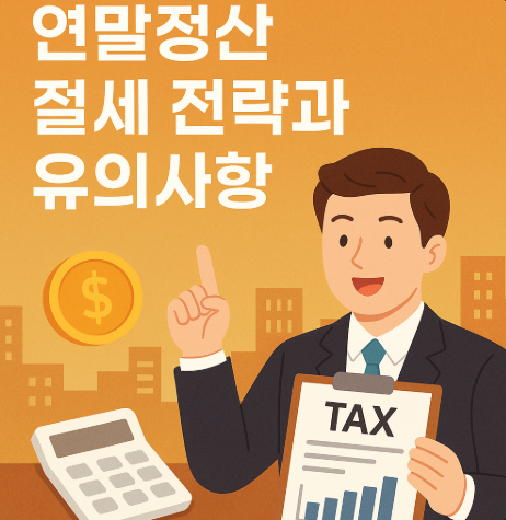 연말정산 절세 전략과 유의사항