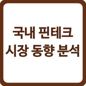 국내 핀테크 시장