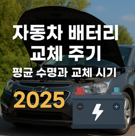 자동차 배터리 교체 안내