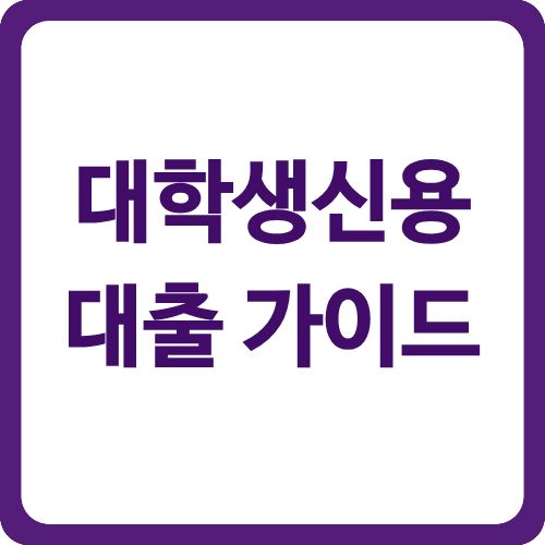 대학생신용대출