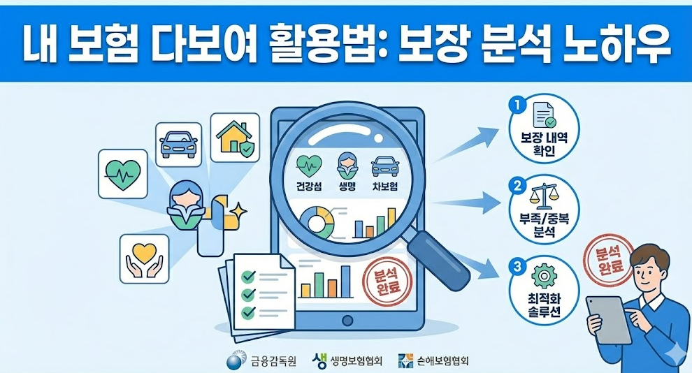내 보험 다보여 활용법: 보장 분석 노하우