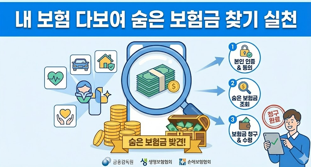 내 보험 다보여 숨은 보험금 찾기 실천