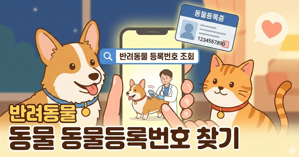 반려동물 등록 번호 조회