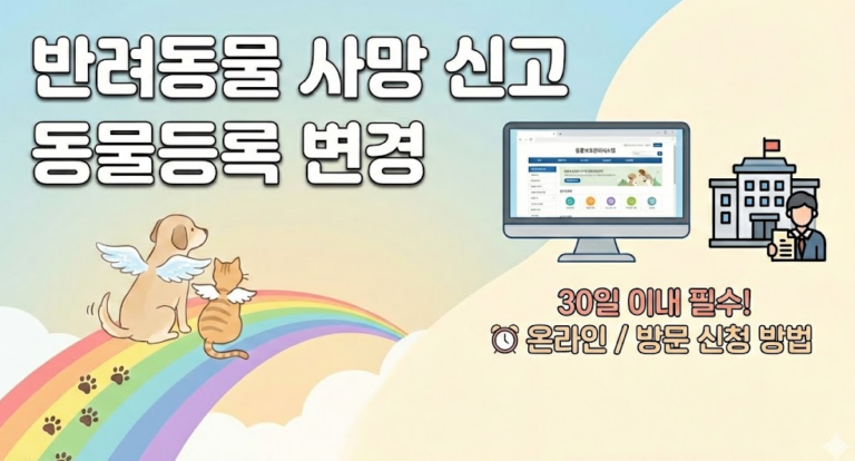 반려동물 사망 신고