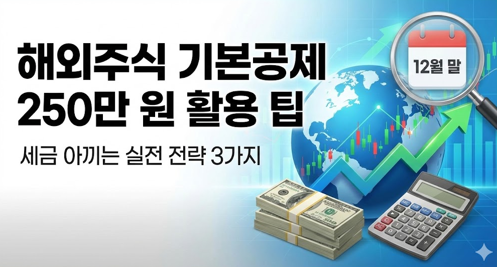해외주식 기본공제 250만 원 활용 팁