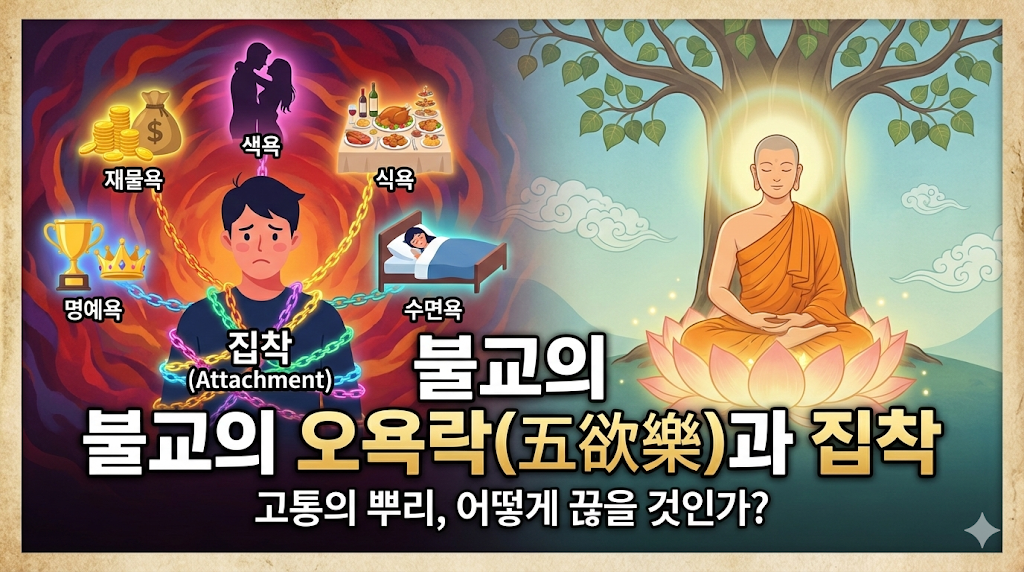 불교에서 말하는 오욕락(五欲樂)과 집착