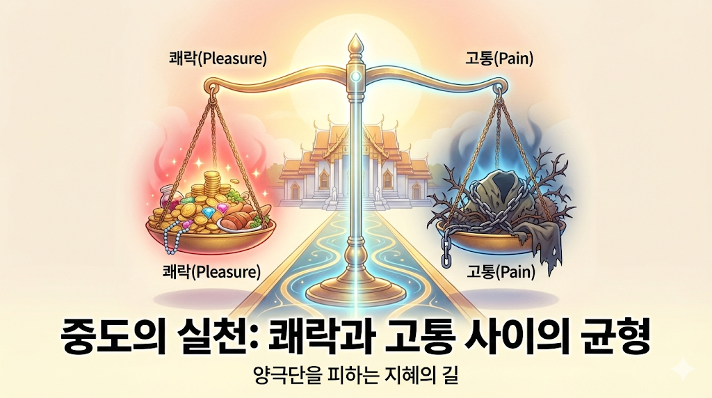 중도의 실천: 쾌락과 고통 사이의 균형