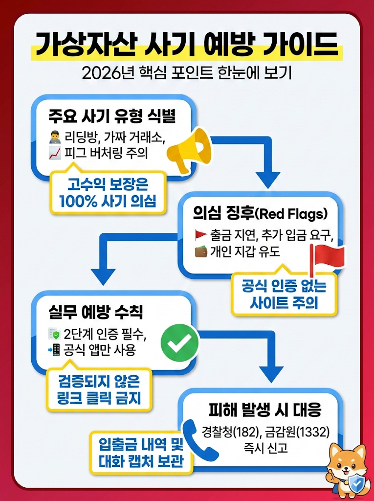 가상자산 사기 유형 및 예방 전략(코인 사기, 거래소, 리딩방) - 2026 - image 189