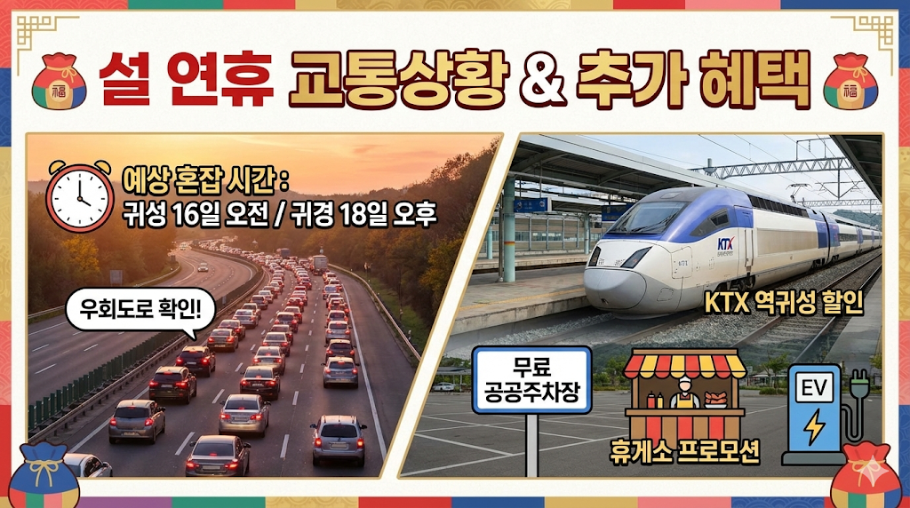 설 연휴 교통상황 및 추가 혜택