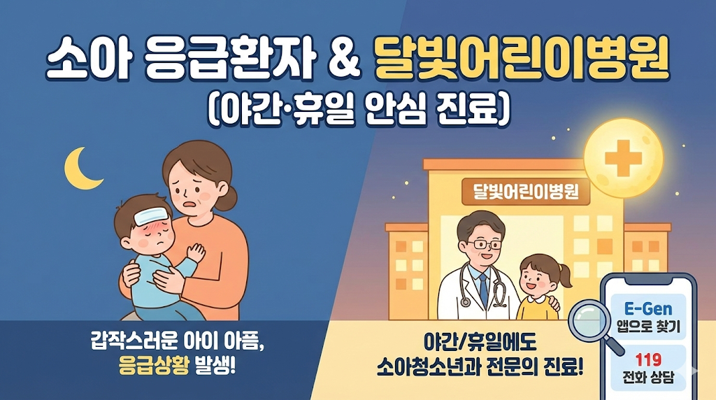 소아 응급환자 및 달빛어린이병원