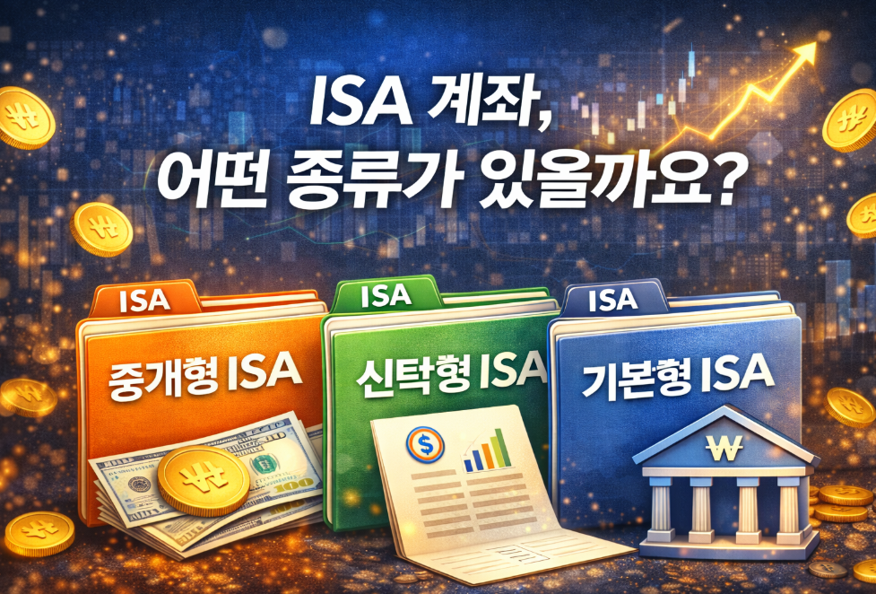 ISA 계좌, 어떤 종류가 있을까요?