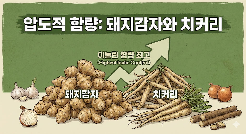 당뇨에 좋은 이눌린 많은 식품