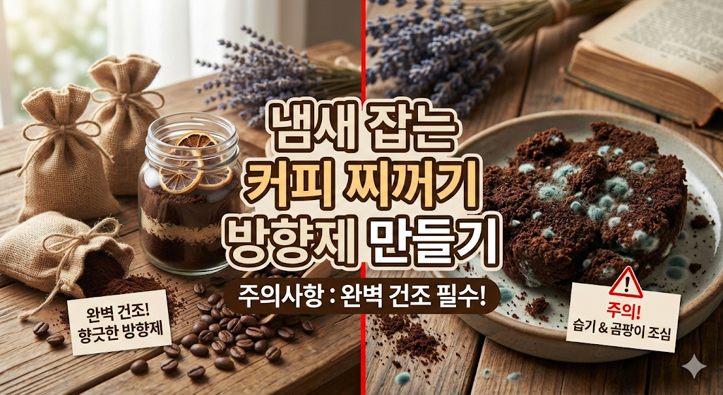 커피 찌꺼기 활용법