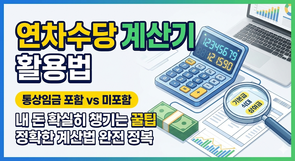 연차수당 계산기 활용법