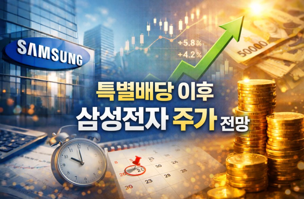 특별배당 이후 삼성전자 주가 전망