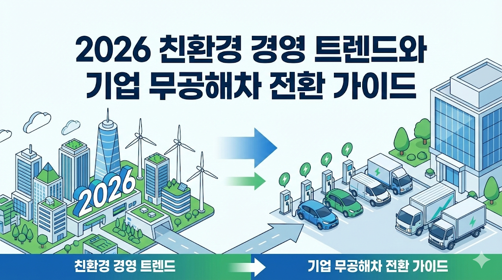 2026 친환경 경영 트렌드와 기업 무공해차 전환 가이드