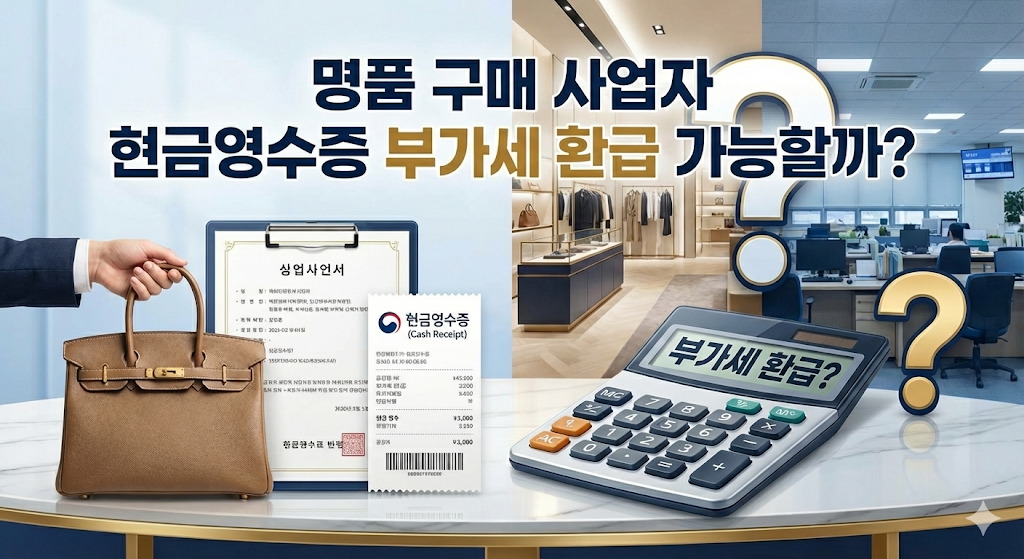 명품 구매 사업자 현금영수증