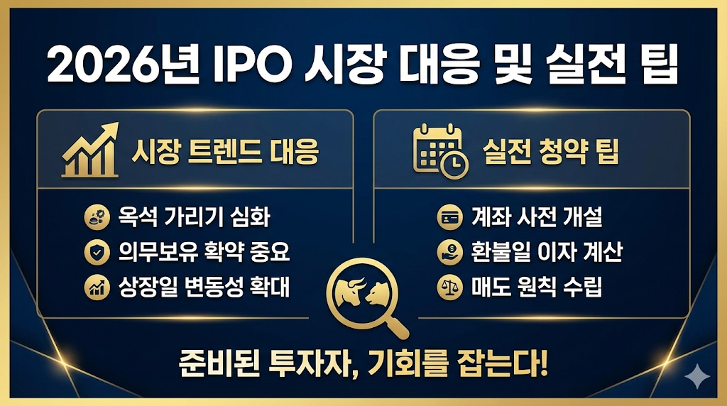 2026년 IPO 시장 대응 및 실전 팁