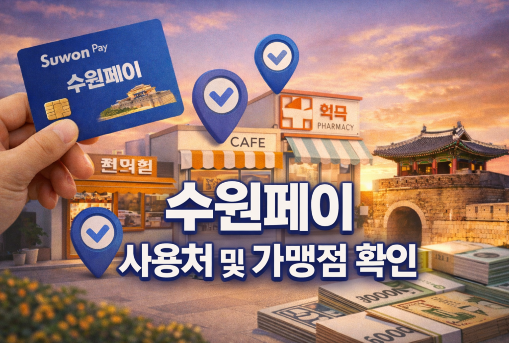 수원페이 사용처 및 가맹점 확인