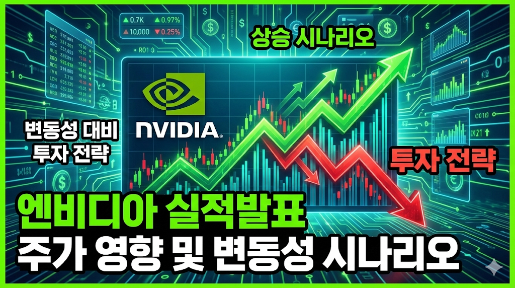 엔비디아 실적발표 주가 영향 및 변동성 시나리오