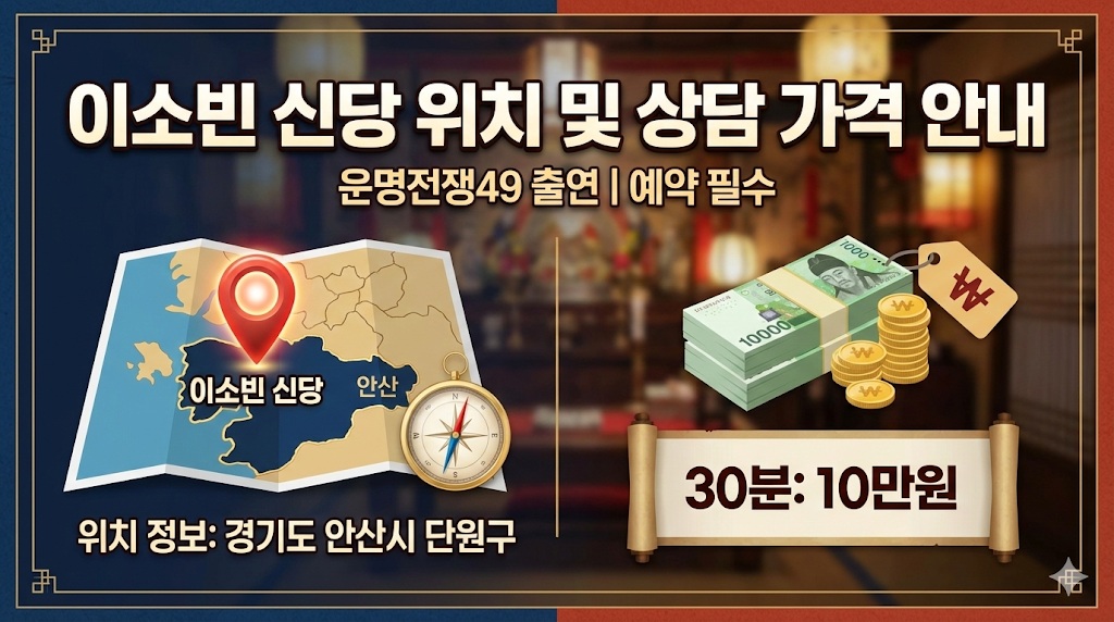 이소빈 신당 위치 및 상담 가격 안내