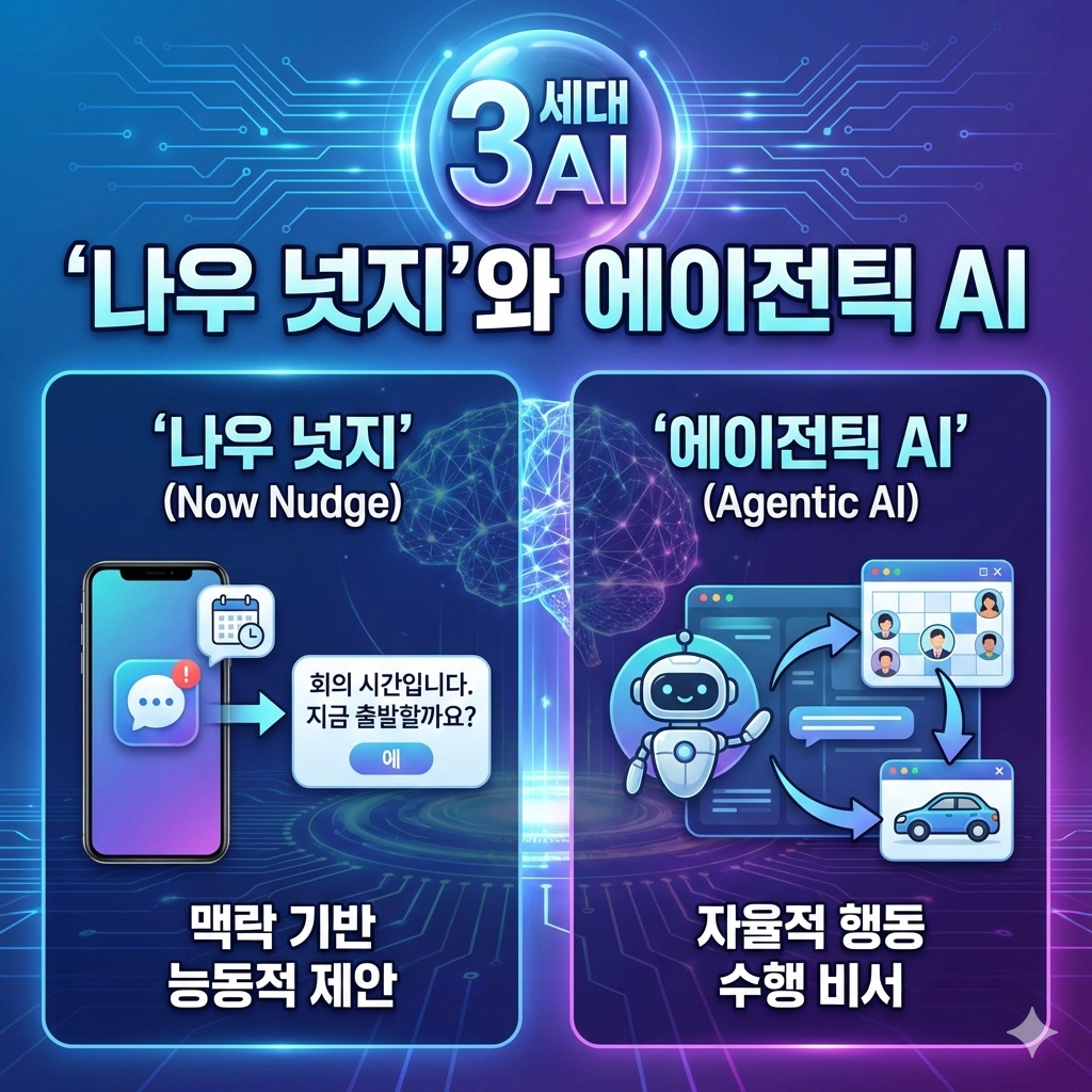 3세대 AI 신기능: '나우 넛지'와 에이전틱 AI