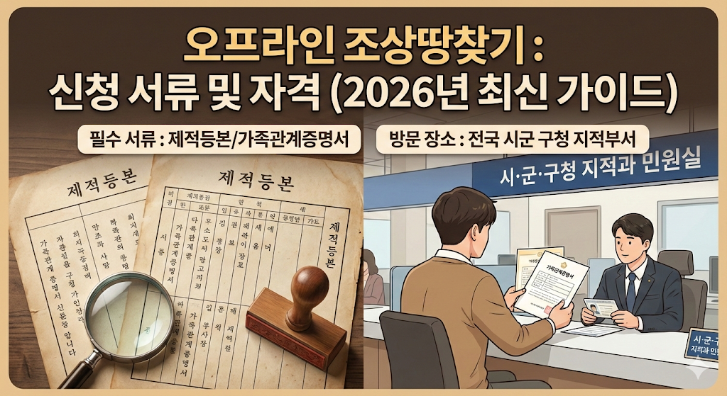 오프라인 조상땅찾기