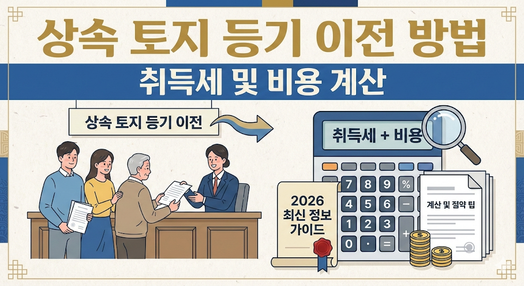 상속 토지 등기 이전 방법