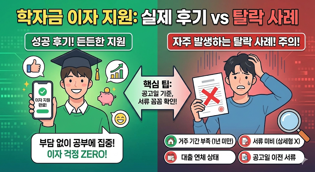 실제 신청자 후기 및 자주 발생하는 탈락 사례