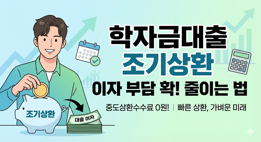 학자금대출 조기상환으로 이자 부담 줄이기