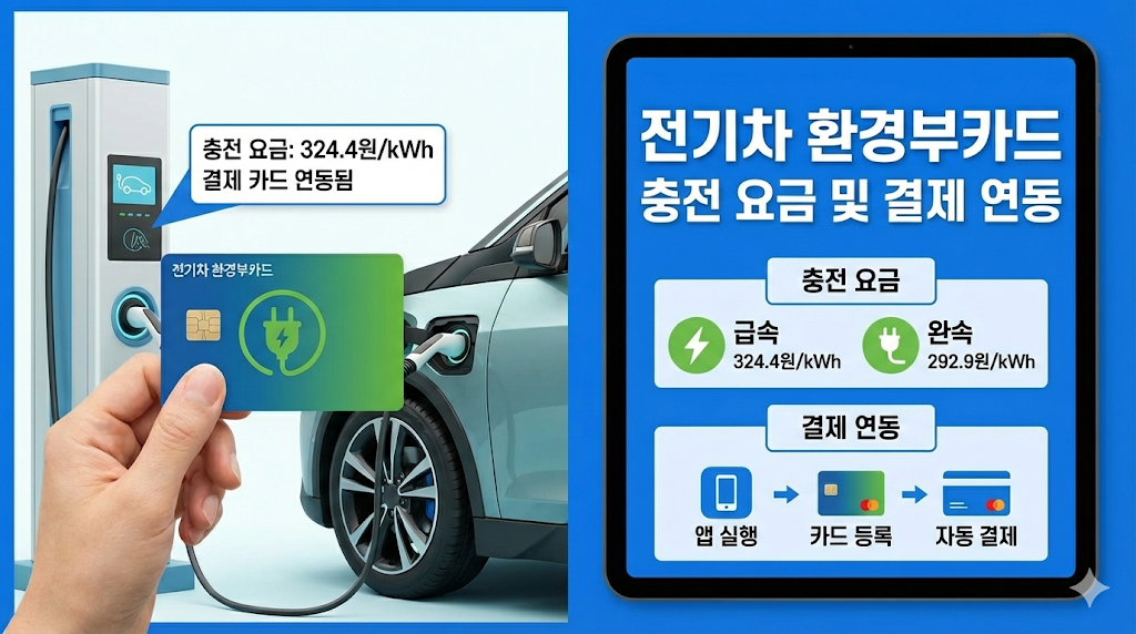 전기차 환경부카드 충전 요금 및 결제 연동