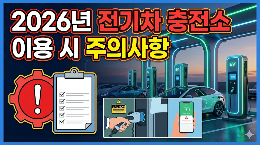 2026년 전기차 충전소 이용 시 주의사항