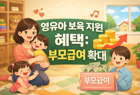영유아 보육 지원 혜택: 부모급여 확대