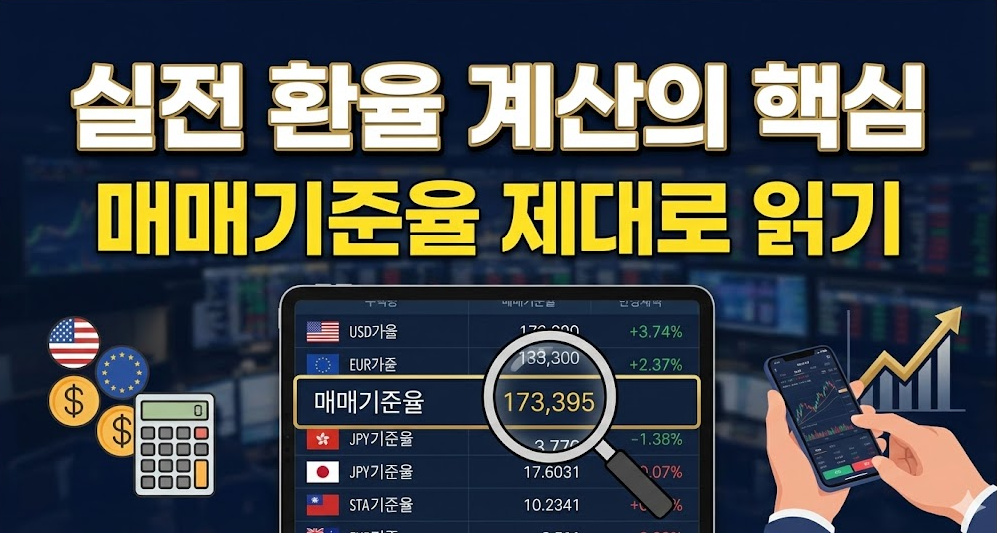 실전 환율 계산의 핵심: 매매기준율 제대로 읽기