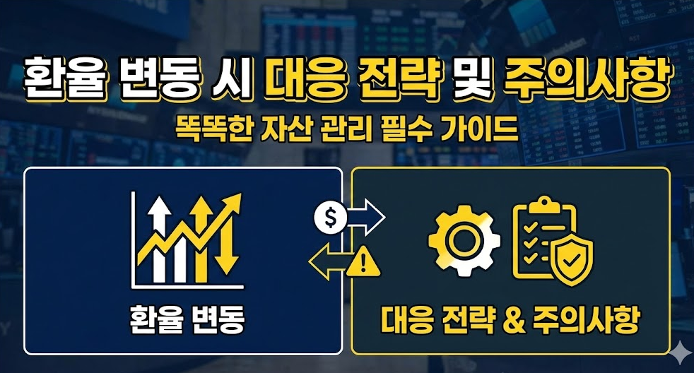 환율 변동 시 대응 전략 및 주의사항