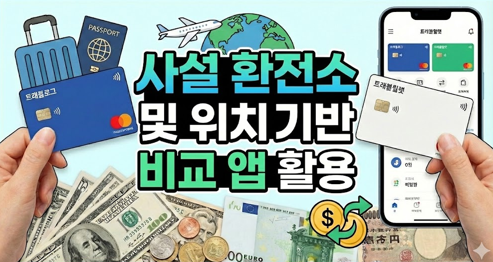 사설 환전소 및 위치 기반 비교 앱 활용