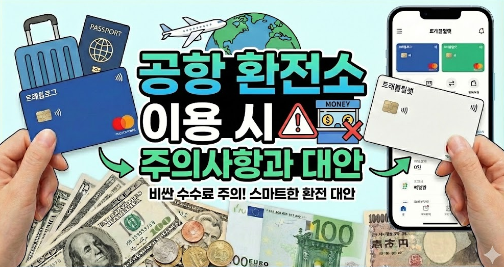 공항 환전소 이용 시 주의사항과 대안