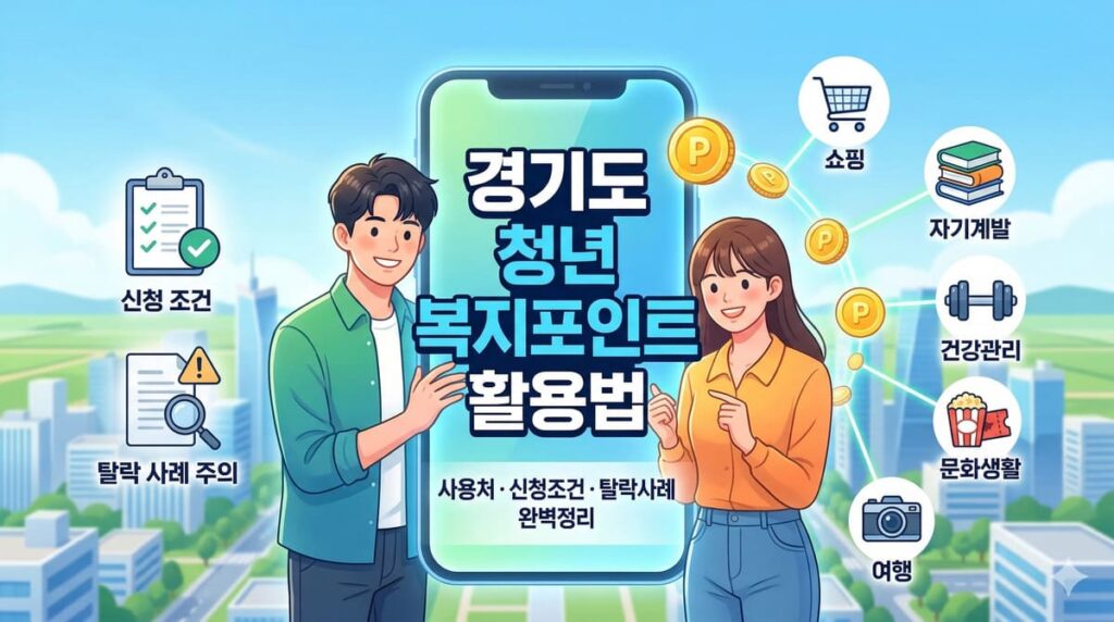 경기도 청년 복지포인트 활용법