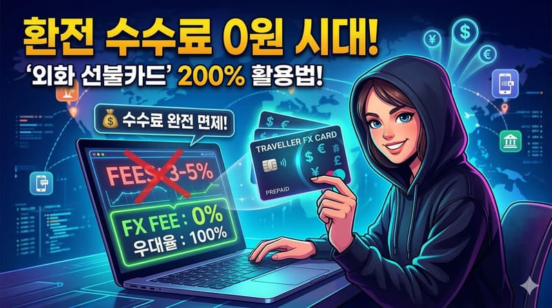 환전 수수료 0원 시대, 외화 선불카드 200% 활용하기