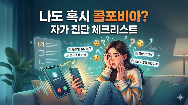 나도 혹시 콜포비아? 자가 진단 체크리스트